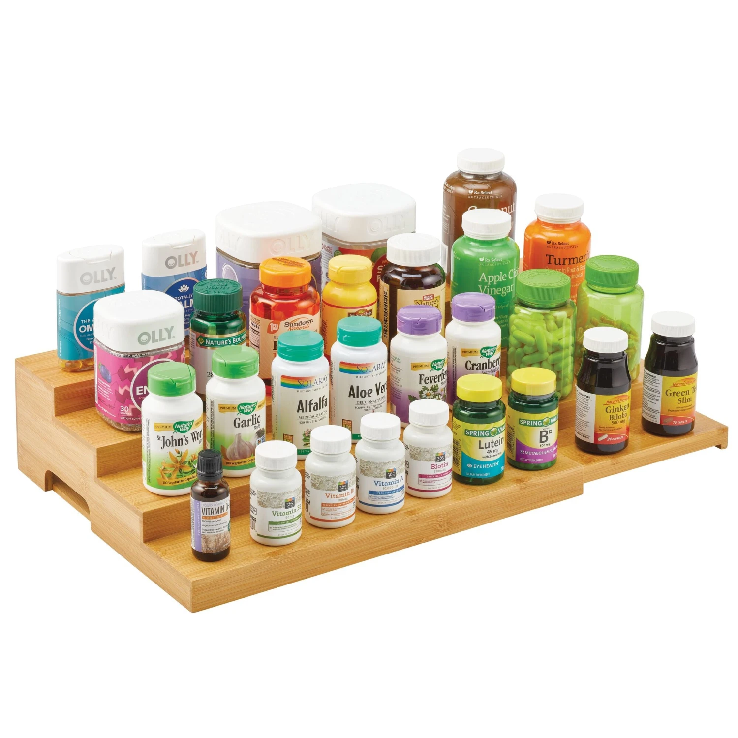 4-Tier Expandable Bamboo Shelf 5 4-Tier Expandable Bamboo Shelf - Image 5