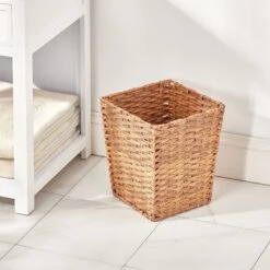 Woven Wastebasket -Home storage 2000 Square JPG 13188MDHS.PT01