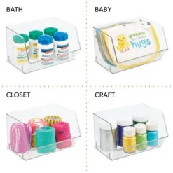 Open Front Stackable Kitchen Bin 8 X 6 X 5 11 Open Front Stackable Kitchen Bin 8 X 6 X 5 -Home storage 2000 Square JPG 13784MDK.PT03