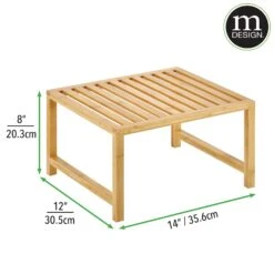 Bamboo Kitchen Shelf Riser -Home storage 2000 Square JPG 13797MDK.PT01