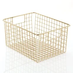 Wire Pantry Basket With Handles 12 X 9 X 6