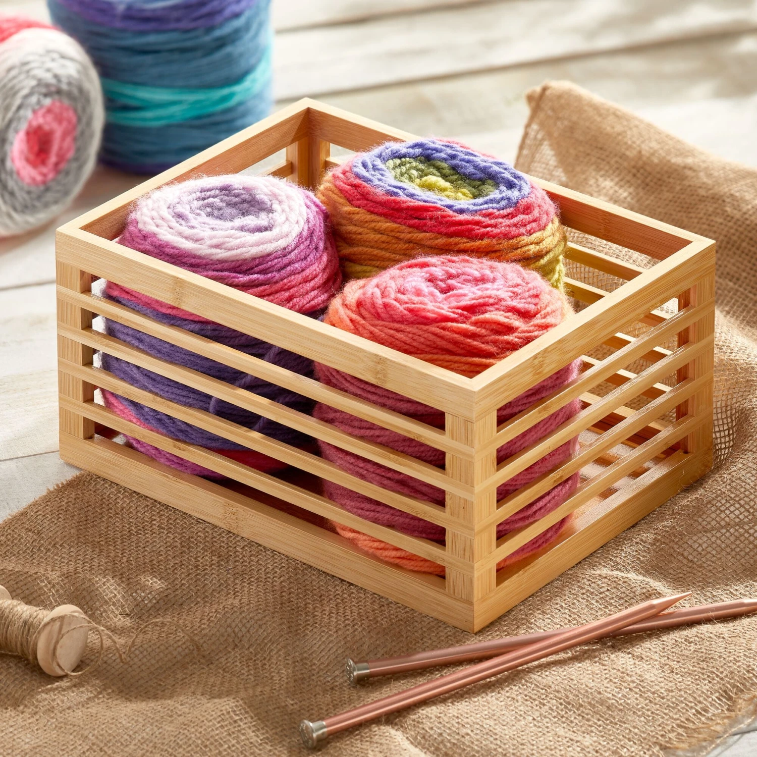 Bamboo Bin 12 X 12 X 6 2 Bamboo Bin 12 X 12 X 6 - Image 2