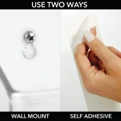 Wall Mount Or Adhesive Bin 3.5 X 16 X 6.5 10 Wall Mount Or Adhesive Bin 3.5 X 16 X 6.5 -Home storage 2000 Square JPG 14625MDK.PT02