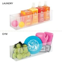 Wall Mount Or Adhesive Bin 6 X 24 X 6 -Home storage 2000 Square JPG 14629MDK.PT03