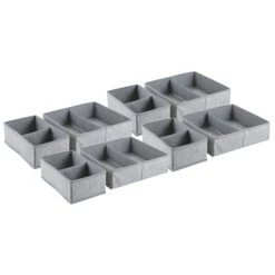 Divided Fabric Drawer Organizers 34 Divided Fabric Drawer Organizers -Home storage 2000 Square JPG 1462MDCO Outline