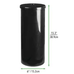 3-Roll Toilet Paper Roll Reserve Canister 12 3-Roll Toilet Paper Roll Reserve Canister -Home storage 2000 Square JPG 14697MDBST.PT01