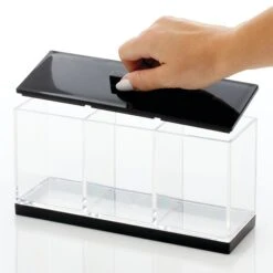 3-Section Canister With Lid -Home storage 2000 Square JPG 16004MDC.PT05