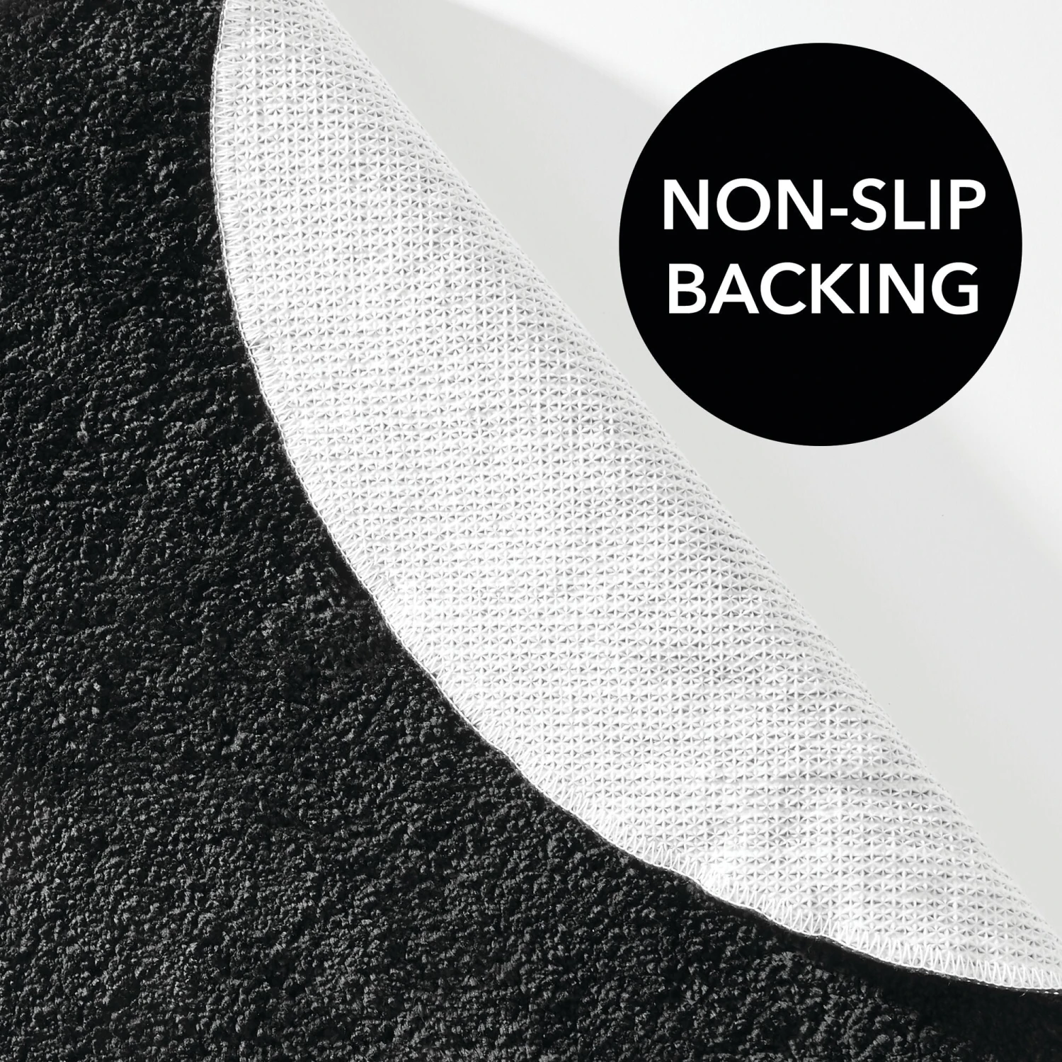 Solid 24" Round Non-Slip Bath Rug 12 Solid 24" Round Non-Slip Bath Rug - Image 12