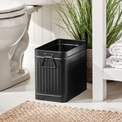 Rectangular Bathroom Trash Can -Home storage 2000 Square JPG 16948MDBST.PT01