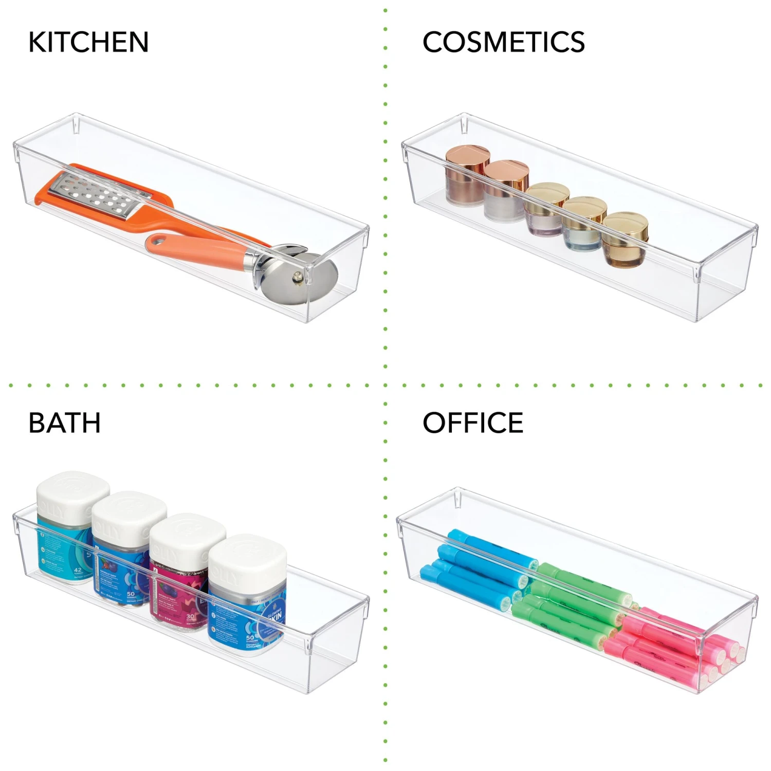 Stackable Kitchen Drawer Organizer 4 Stackable Kitchen Drawer Organizer - Image 4