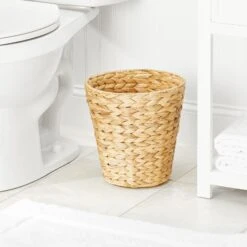 Water Hyacinth Wastebasket -Home storage 2000 Square JPG 17272MDBST.PT02