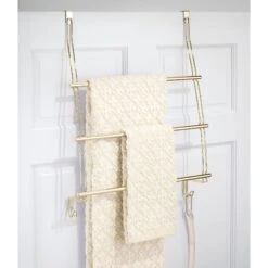 Over-the-Door Towel Rack With Hooks 17 Over-the-Door Towel Rack With Hooks -Home storage 2000 Square JPG 18007MDBST.PT01