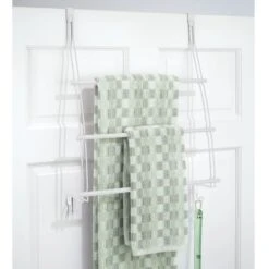 Over-the-Door Towel Rack With Hooks 13 Over-the-Door Towel Rack With Hooks -Home storage 2000 Square JPG 18009MDBST glam1