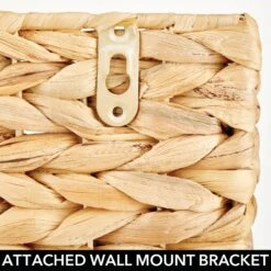 Hyacinth Wall Mount Basket Set -Home storage 2000 Square JPG 18379MDHS.PT01