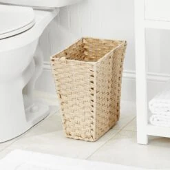 Rectangular Woven Wastebasket 7 Rectangular Woven Wastebasket -Home storage 2000 Square JPG 18403MDBST 20glam