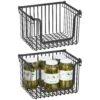 Stackable Wire Pantry Baskets 10 X 12 X 8