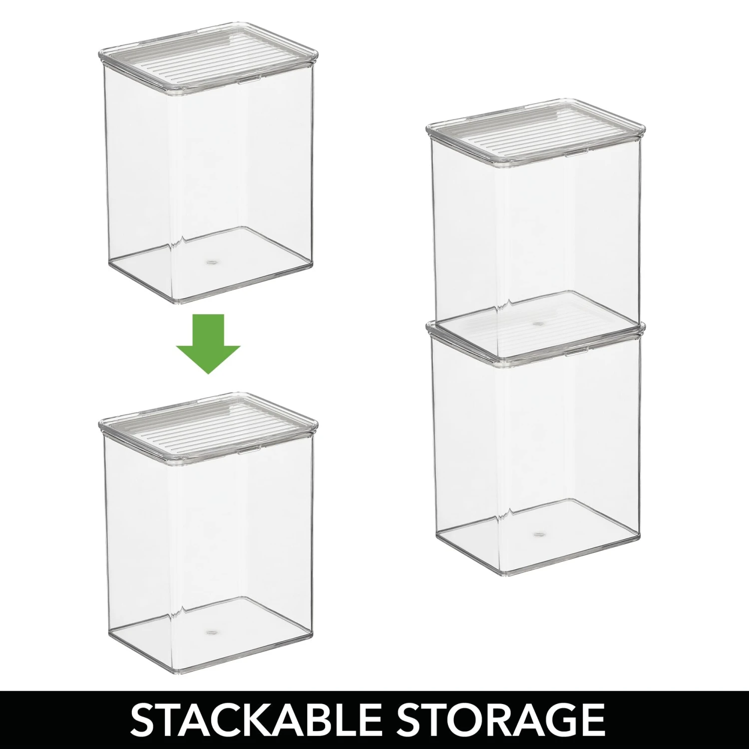 Airtight Stackable Bin Set 6 Airtight Stackable Bin Set - Image 6
