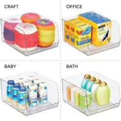 Stackable Open-Front Bin 12 X 10 X 6 -Home storage 2000 Square JPG 18667MDK.PT02