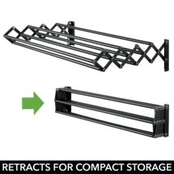 Accordion Wall Mount Drying Rack 15 Accordion Wall Mount Drying Rack -Home storage 2000 Square JPG 19036MDL.PT05