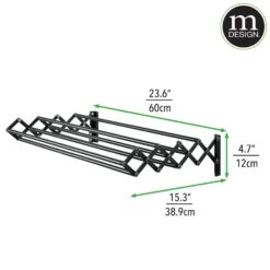 Accordion Wall Mount Drying Rack 14 Accordion Wall Mount Drying Rack -Home storage 2000 Square JPG 19036MDL.PT09