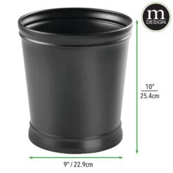 Round Bathroom Trash Can 7 Round Bathroom Trash Can -Home storage 2000 Square JPG 19160MDBST.PT02