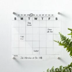 Wall Mount Monthly Calendar With Marker 11 Wall Mount Monthly Calendar With Marker -Home storage 2000 Square JPG 19218MDHS Environment
