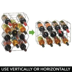 11-Bottle Honeycomb Wine Rack -Home storage 2000 Square JPG 19336MDK 20Detail2