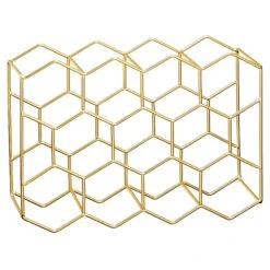 11-Bottle Honeycomb Wine Rack -Home storage 2000 Square JPG 19337MDK 20OLa