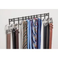Wall Mounted Tie And Belt Rack 9 Wall Mounted Tie And Belt Rack -Home storage 2000 Square JPG 19462MDCO.PT03