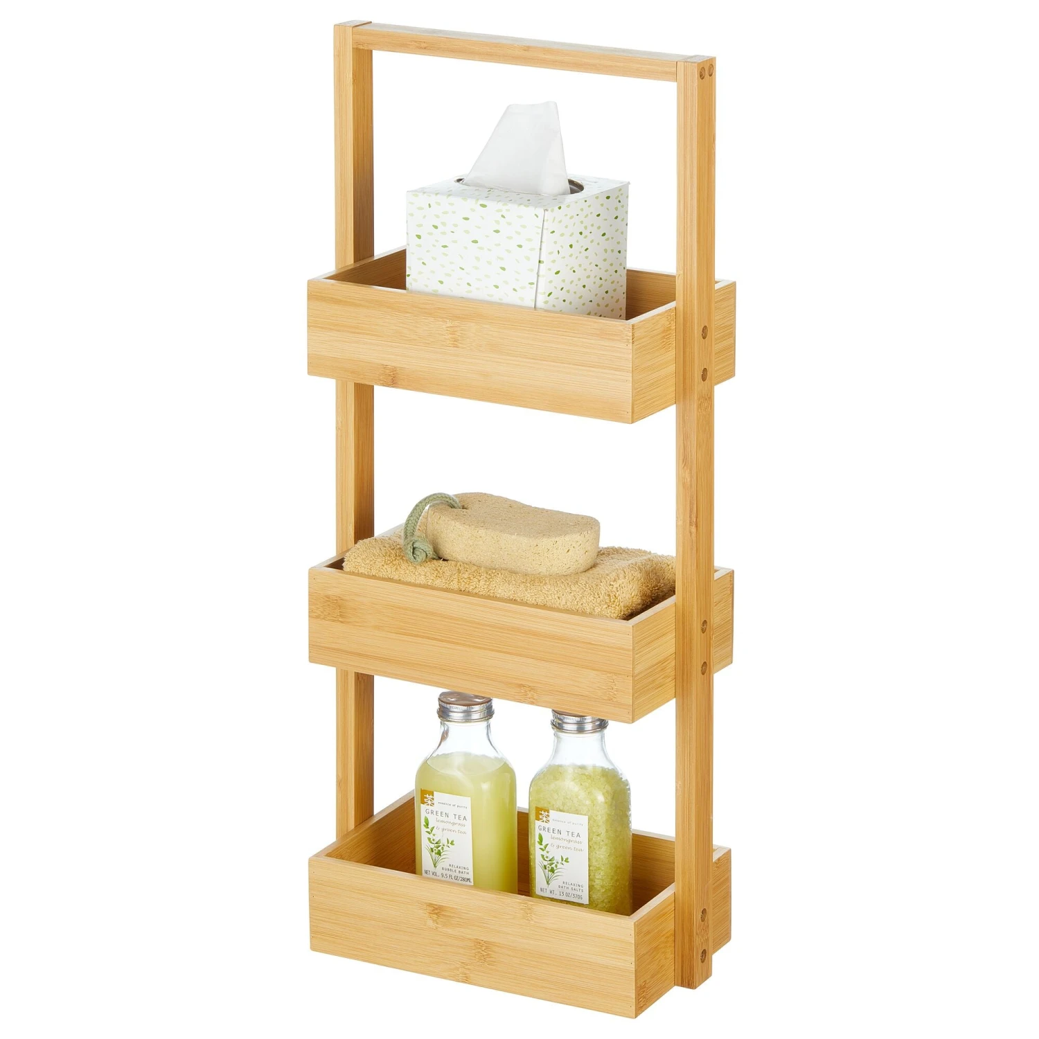 3-Tier Bamboo Storage Tower 5 3-Tier Bamboo Storage Tower - Image 5