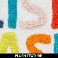 Rainbow Splish Splash Bath Mat -Home storage 2000 Square JPG 19584MDBA detail1