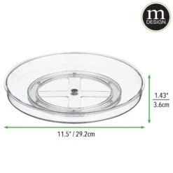 11.5" Lazy Susan Turntable -Home storage 2000 Square JPG 19597MDK dims
