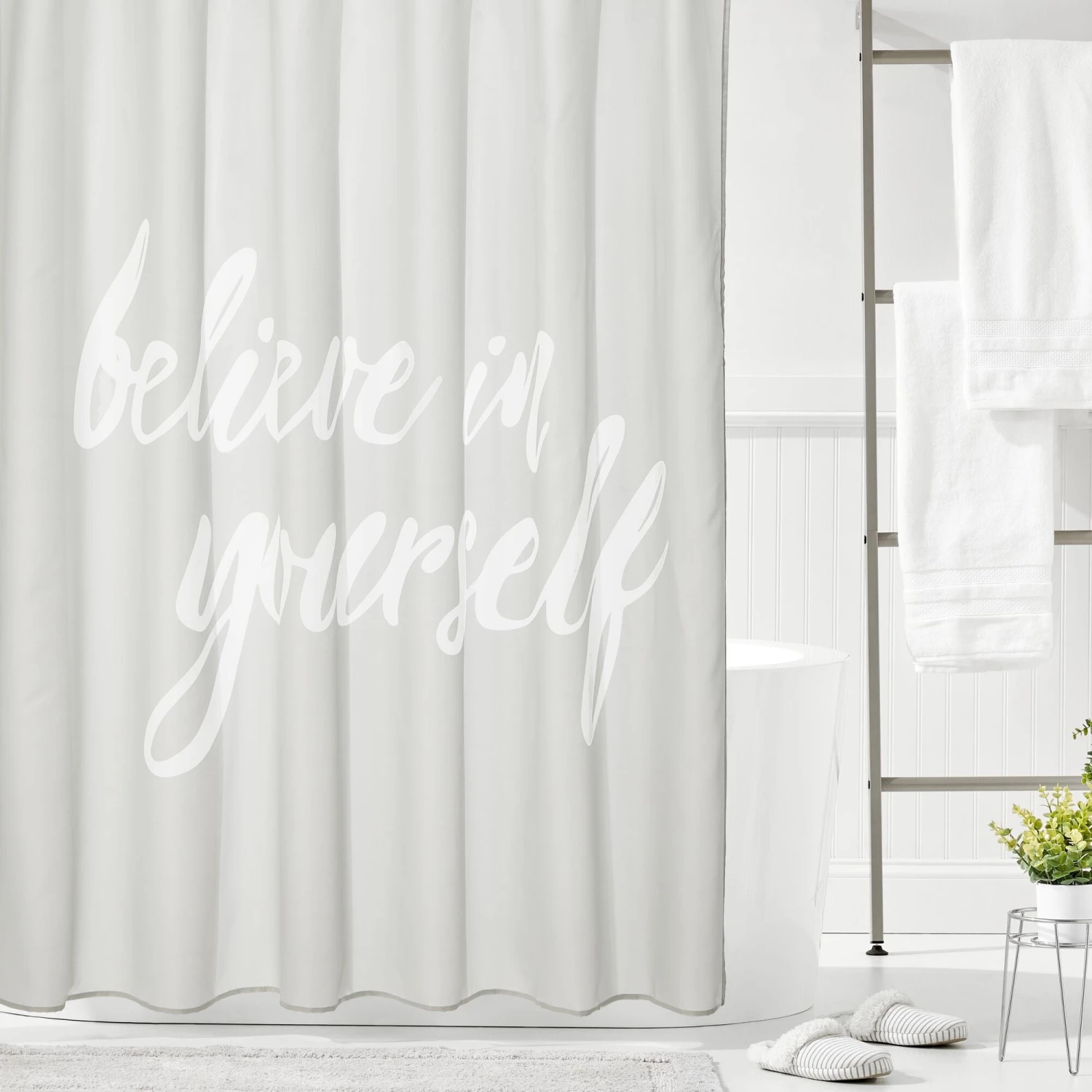 Believe In Yourself Shower Curtain 8 Believe In Yourself Shower Curtain - Image 8