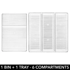 In-Drawer Divided Organizer Tray Set -Home storage 2000 Square JPG 19993MDK 20Detail