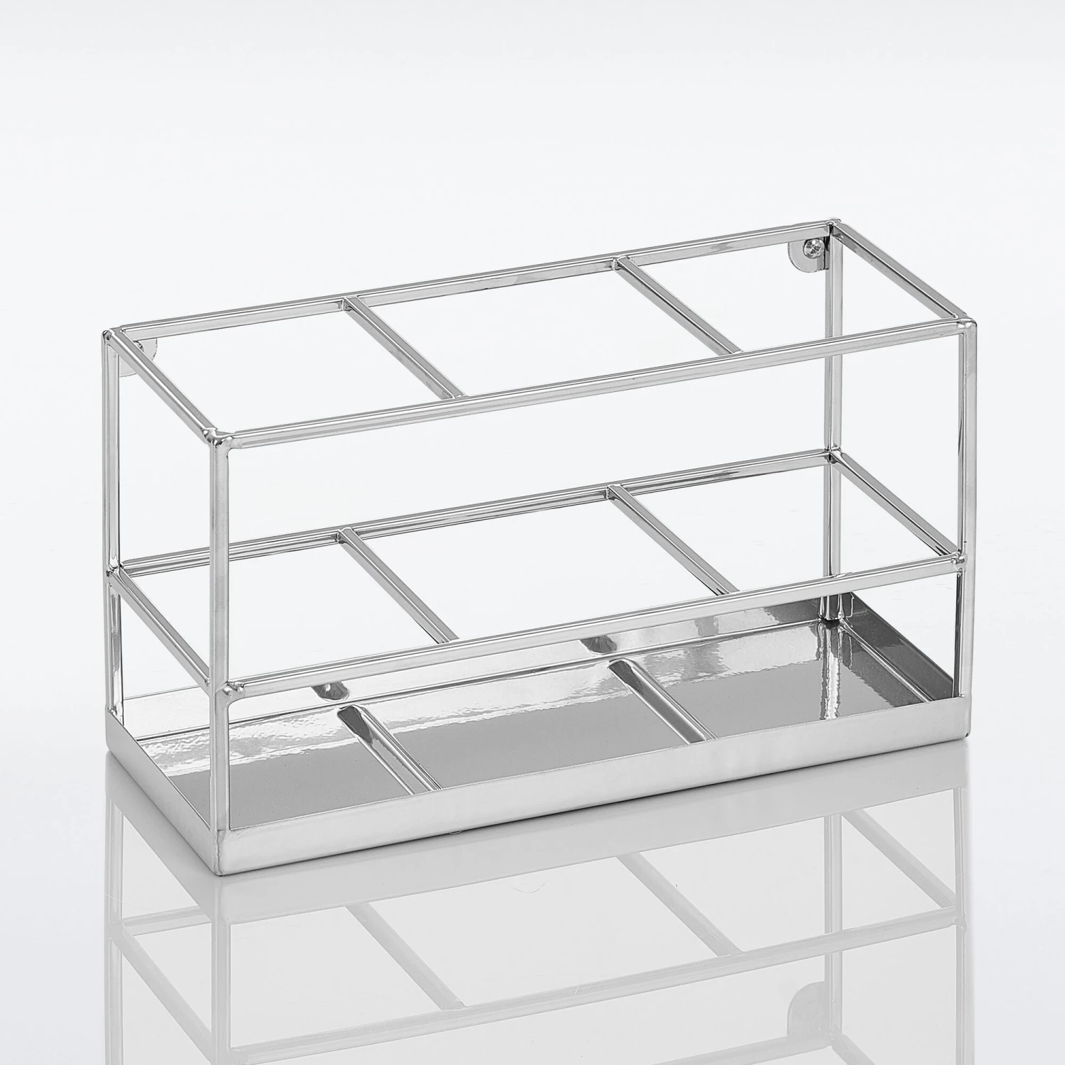 3-Section Wall Mount Hair Tool Organizer 1 3-Section Wall Mount Hair Tool Organizer