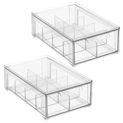 8-Section Kitchen Storage Drawer 13 X 8 X 4 -Home storage 2000 Square JPG 20588MDK Outline
