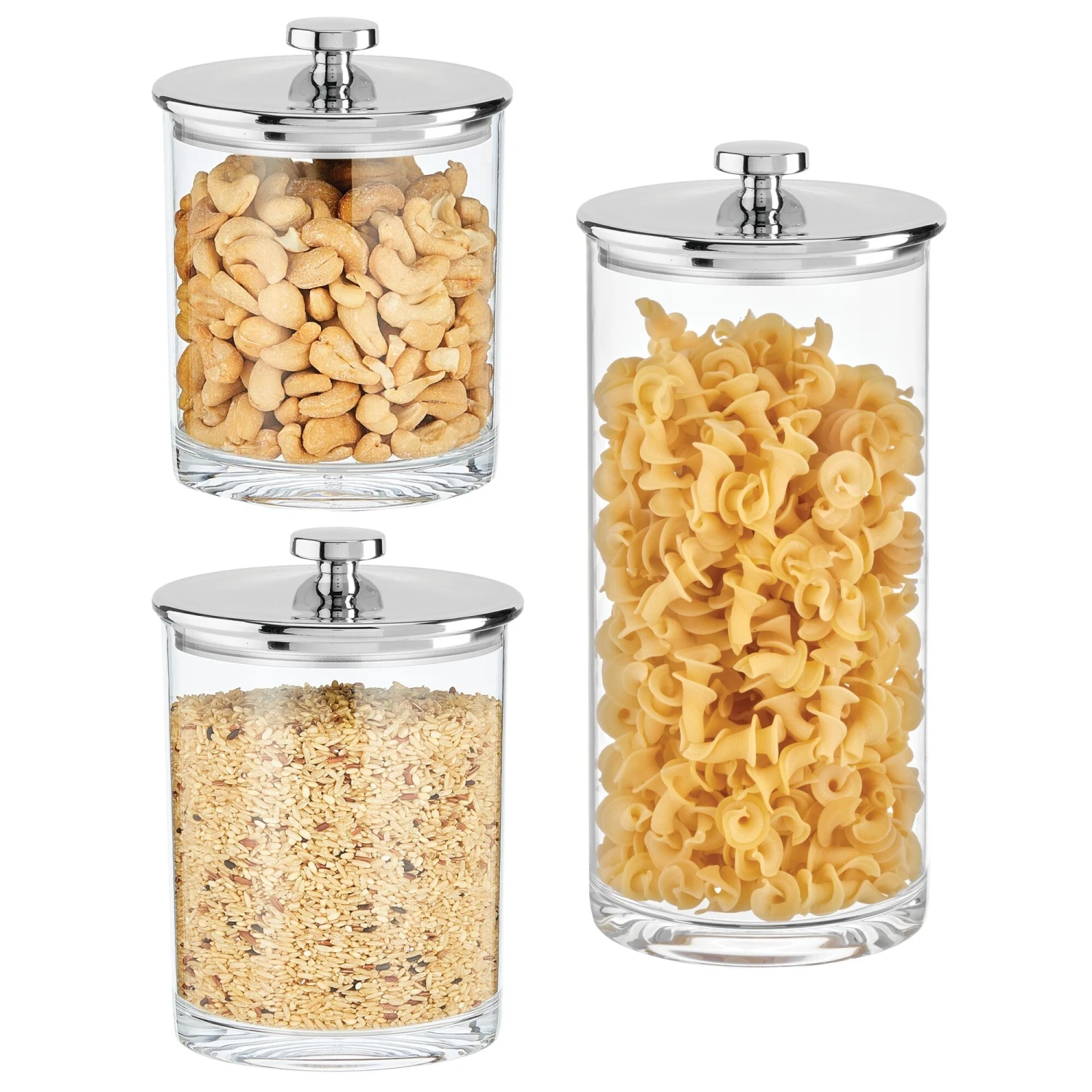 Acrylic Airtight Canister Set 4 Acrylic Airtight Canister Set - Image 4