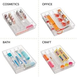 6-Section Utensil Drawer Organizer -Home storage 2000 Square JPG 22026MDK detail2