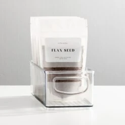 Stackable Bin With Handles 10 X 4 X 3