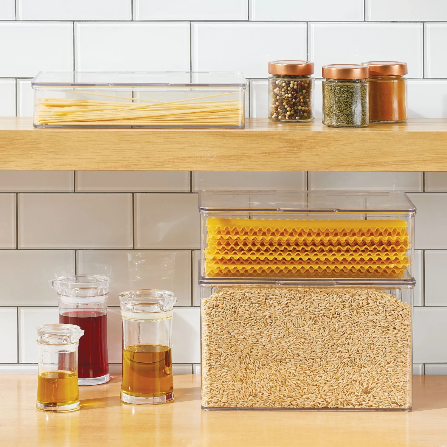 Hinged-LidKitchen Storage Box 7 X 10.5 X 3.5 2 Hinged-LidKitchen Storage Box 7 X 10.5 X 3.5 - Image 2