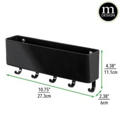 Wall Mount Mail Sorter With Key Hooks -Home storage 2000 Square JPG 4808MDHS.DIMS