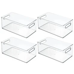 Stackable Closet Bin With Handles 15 X 8 X 6 -Home storage 2000 Square JPG 6764MDB 1