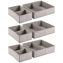 Divided Fabric Drawer Organizers 37 Divided Fabric Drawer Organizers -Home storage 2000 Square JPG 7661MDB Outline