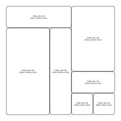 7-Piece Drawer Organizer Set -Home storage 2000 Square JPG 79900 20configuration