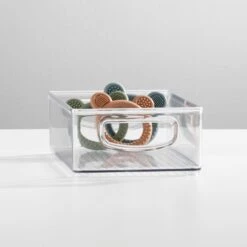 Stackable Nursery Bin With Handles 10 X 6 X 3