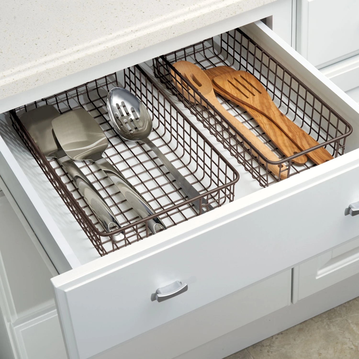 Wire Pantry Basket 16 X 6 X 3 3 Wire Pantry Basket 16 X 6 X 3 - Image 3