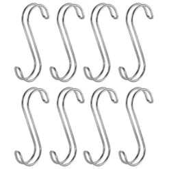 Set Of 8 S-Hooks 5 Set Of 8 S-Hooks -Home storage 2000 Square JPG 9962MDCO Outline