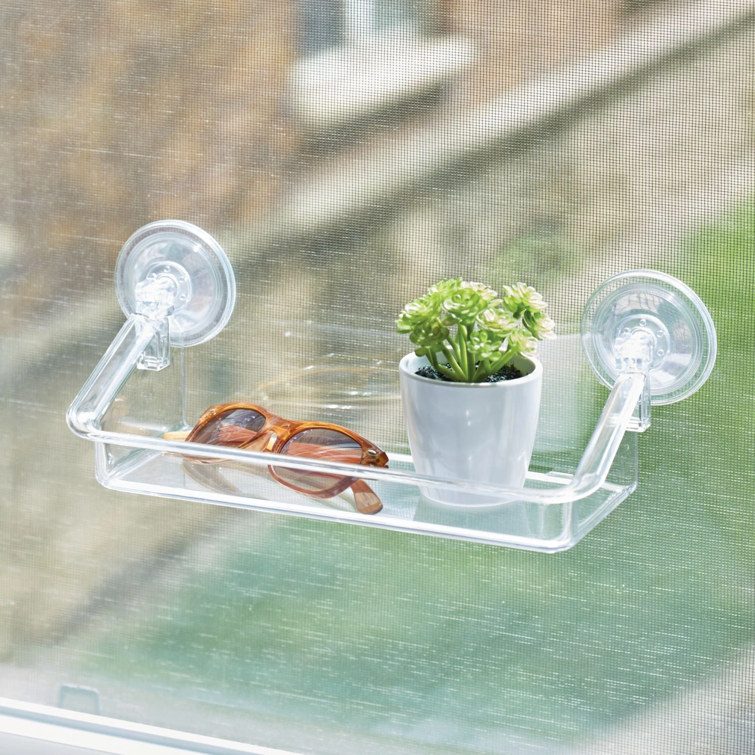 Suction Cup Window Shelf 2 Suction Cup Window Shelf - Image 2