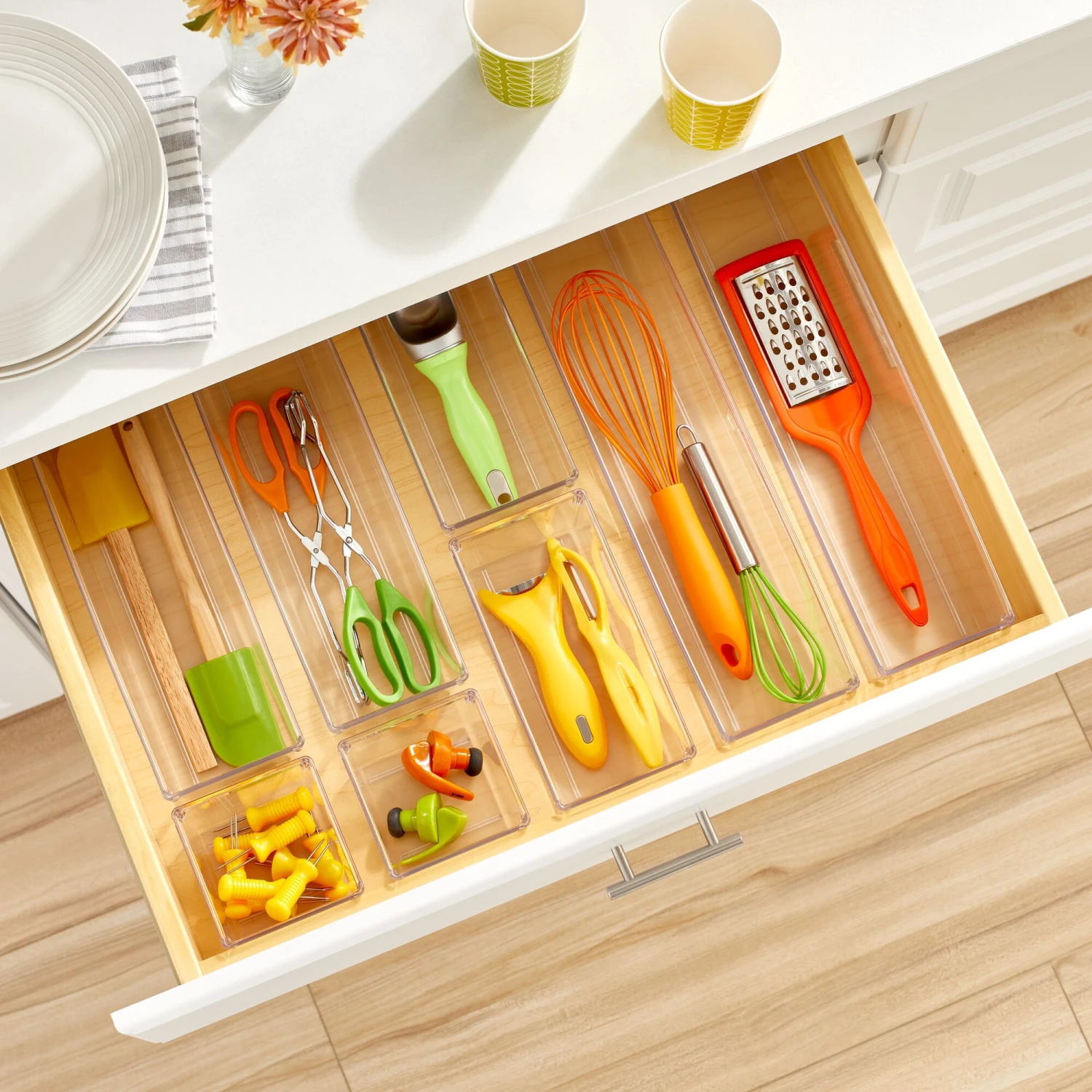 Stackable Kitchen Drawer Organizer 2 Stackable Kitchen Drawer Organizer - Image 2