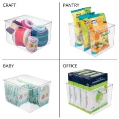 Deep Closet Bin With Handles 12 X 10 X 8 -Home storage 2000 Square JPG LinusBinz Detail